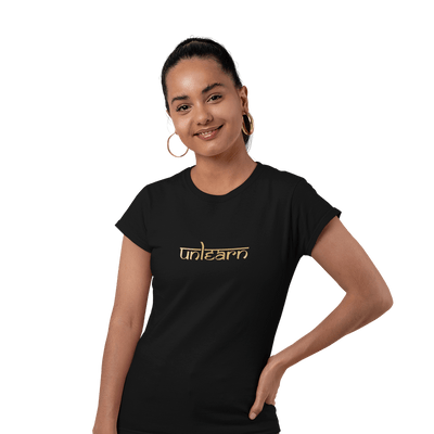 Sanskrit unlearn - Women's Fitted T-Shirt