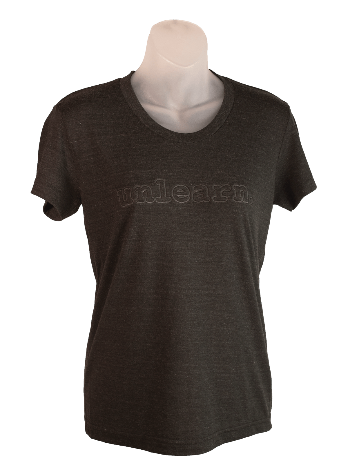 unlearn. Embossed Logo - Women's Fitted T-Shirt*