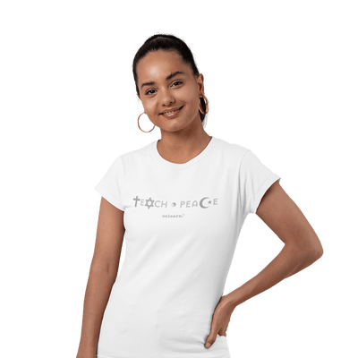Teach Peace - Women's Fitted T-Shirt
