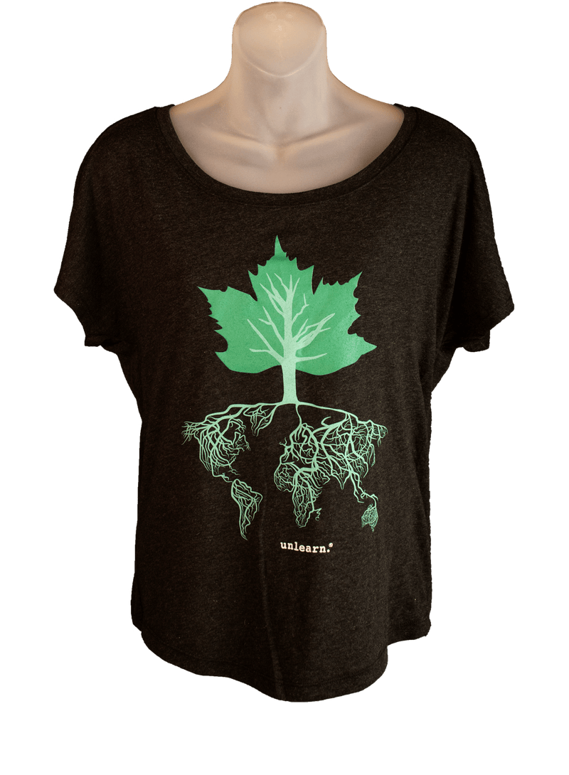 Diversitree - Tri-Black Flowy T-Shirt
