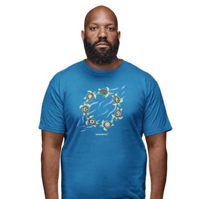 Turtles - Relaxed Fit Heather Blue T-Shirt