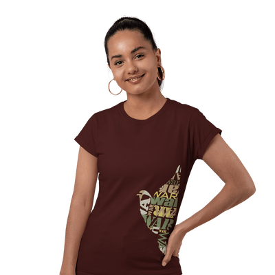 War Dove - Women's Fitted T-Shirt