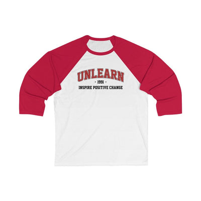 unlearn Varsity - 3/4 Sleeve Baseball T-shirt