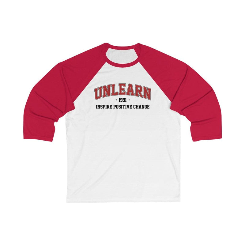 unlearn Varsity - 3/4 Sleeve Baseball T-shirt