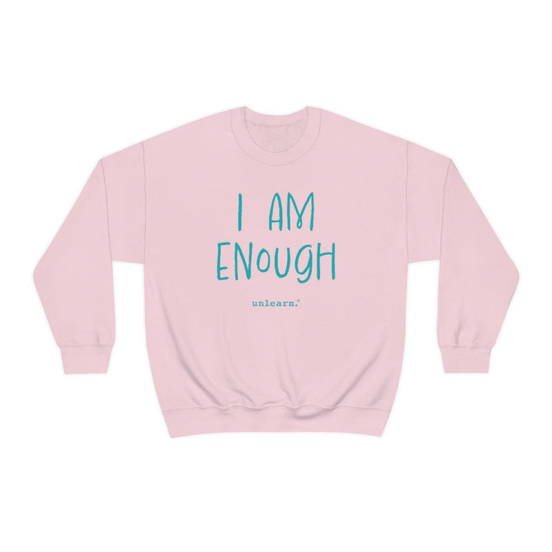 I Am Enough - Relaxed Fit Fleece Crewneck Sweatshirt