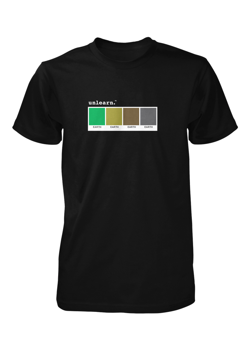 Earth - Unisex Black T-Shirt