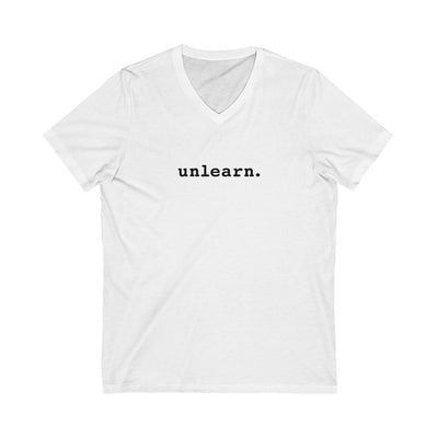 unlearn. Logo - Relaxed Fit V-neck T-Shirt
