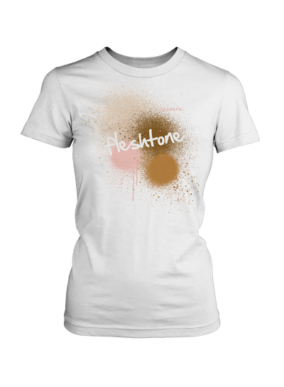 Fleshtone Spraypaint - Women's White T-Shirt