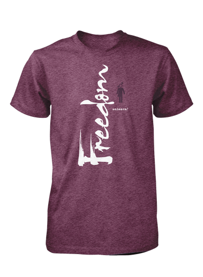Freedom - Unisex Heather Plum T-Shirt