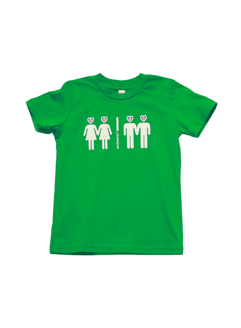 Same Love - Green Kids T-Shirt