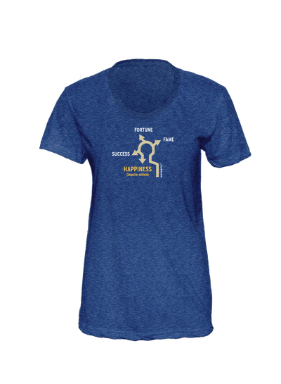 Roundabout - Women's Indigo Blue T-Shirt