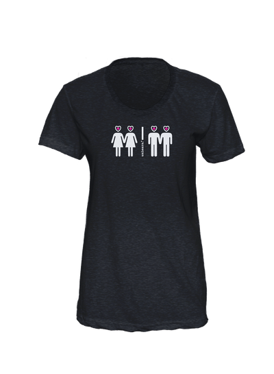 Same Love - Women's Tri-Black T-Shirt