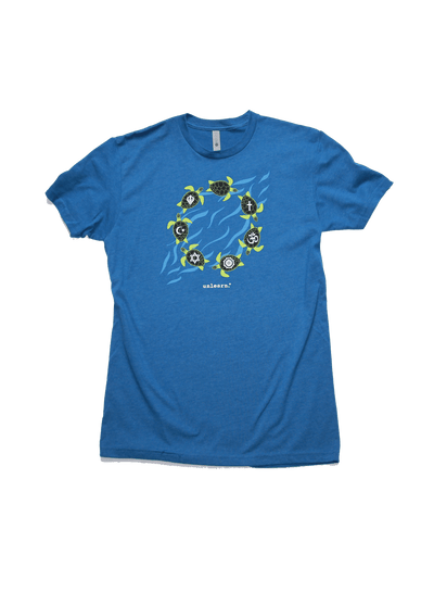 Turtles - Relaxed Fit Heather Blue T-Shirt*