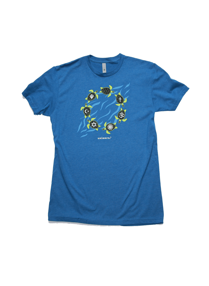 Turtles - Relaxed Fit Heather Blue T-Shirt* – unlearn.