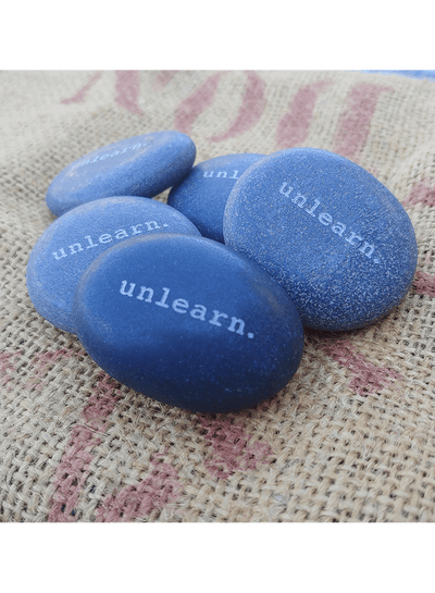 unlearn. River Stone