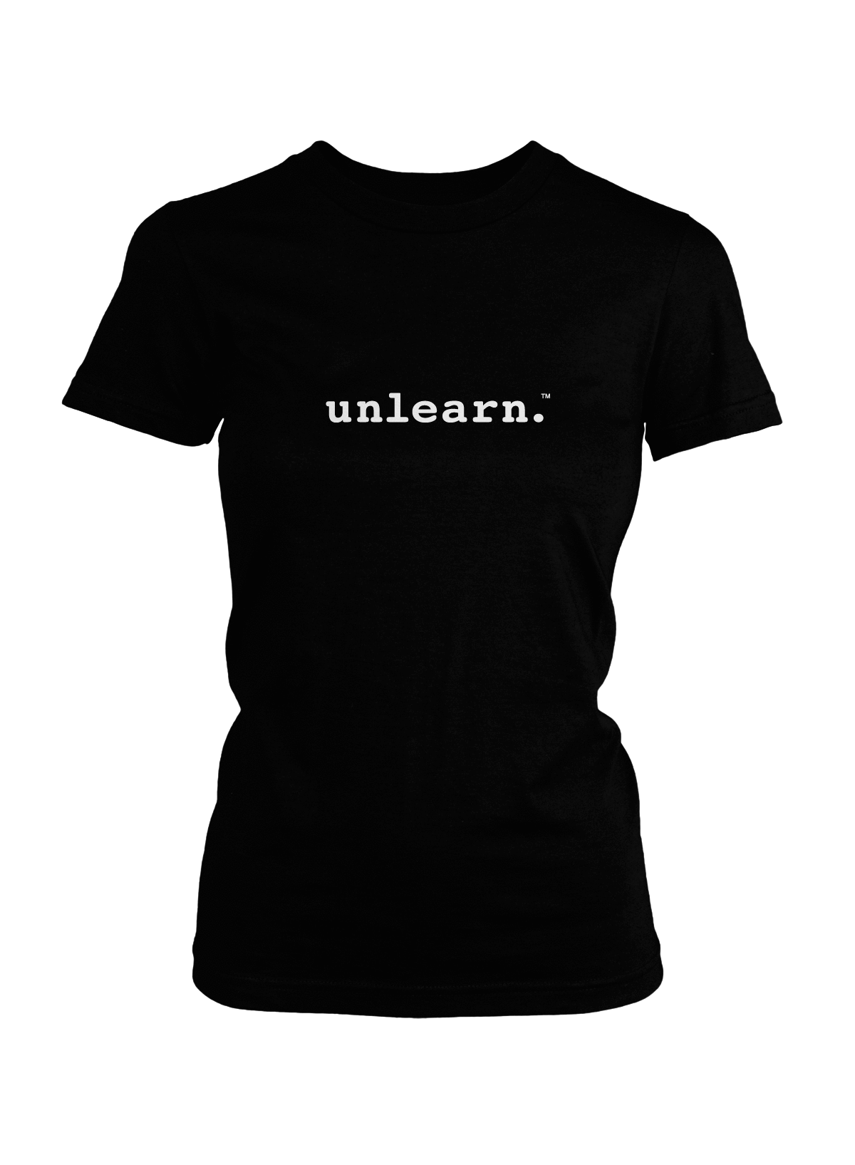 unlearn. Women's Logo - Fitted T-Shirt*