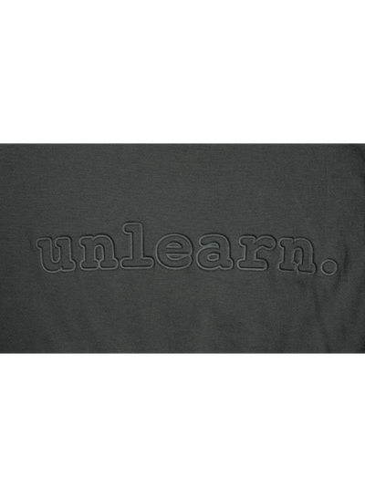 unlearn. Embossed Logo - Women's Fitted T-Shirt