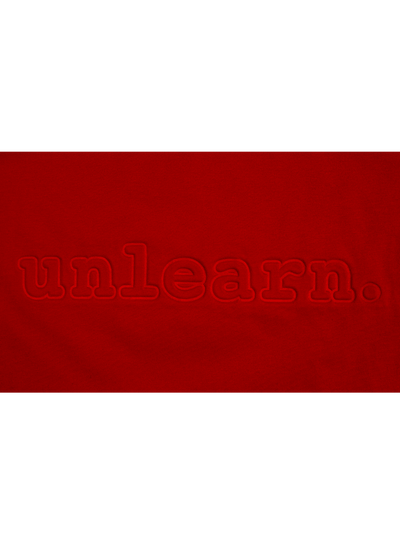 unlearn. Embossed Logo - Relaxed Fit T-Shirt